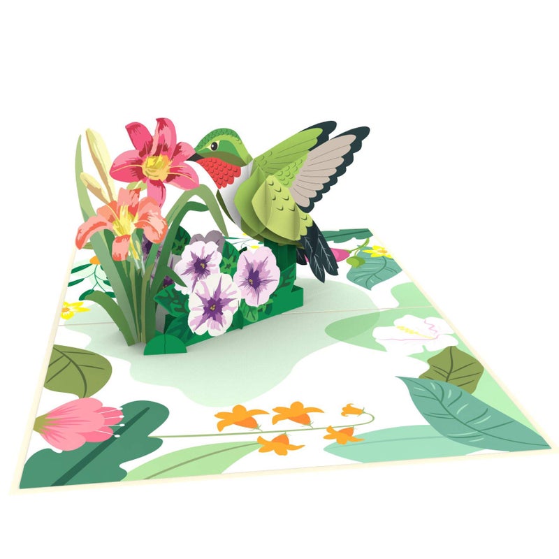 Liif Hummingbird Mother's Day 3D Greeting Pop Up Card Card For All Occasions, Father's Day, Happy Birthday, Anniversary, Retirement, Thinking Of You, Get Well, Hummingbird Gifts For Women, Bird Lover - Image 3